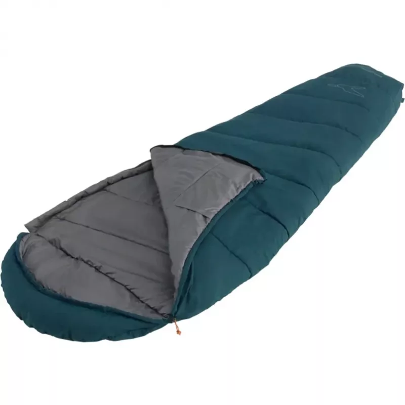 Magamiskott easy camp Raven I Mummy 5°C Petrol (mudel 2025)