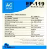 USB Wi‑Fi / Bluetooth-adapter INTER-TECH EP-119, Wi‑Fi 5 (802.11ac) kaheribaline 600 Mbit/s