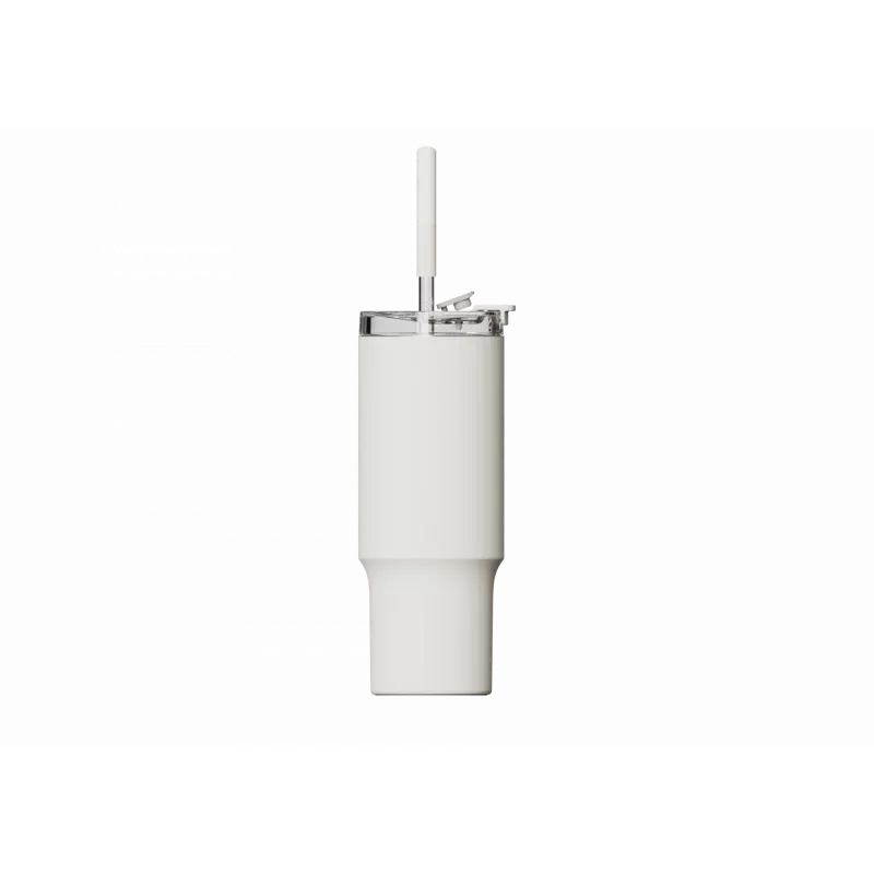 Termokruus kõrrega Xiaomi Straw Mug Valge 1 L — roostevabasest terasest sisu, lekkekindel, 240×132×97 mm