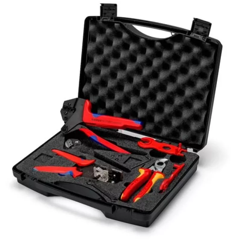 Knipex 97 91 04 V02 fotogalvaaniliste MC4-pistikute tööriistakomplekt