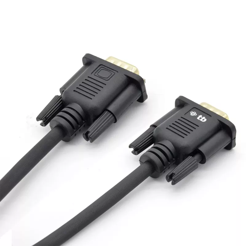 TB VGA-kaabel 15M-15M 1,8 m, must-kuld (AKTBXVGAMMG180B)