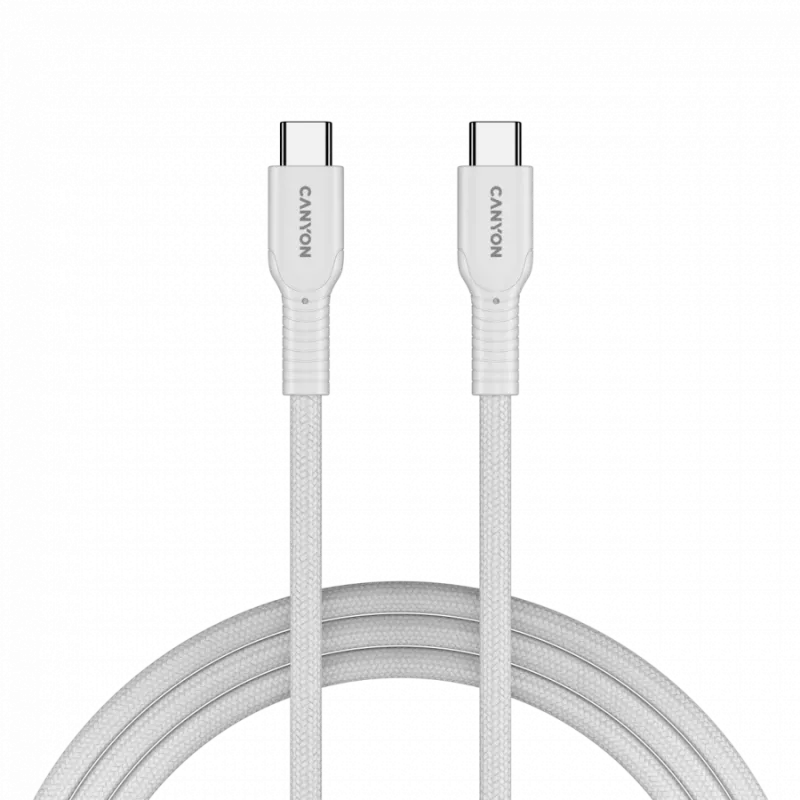 CANYON kaabel OnWire 60CL C-C 60W COLOR Punutud 1m Valge