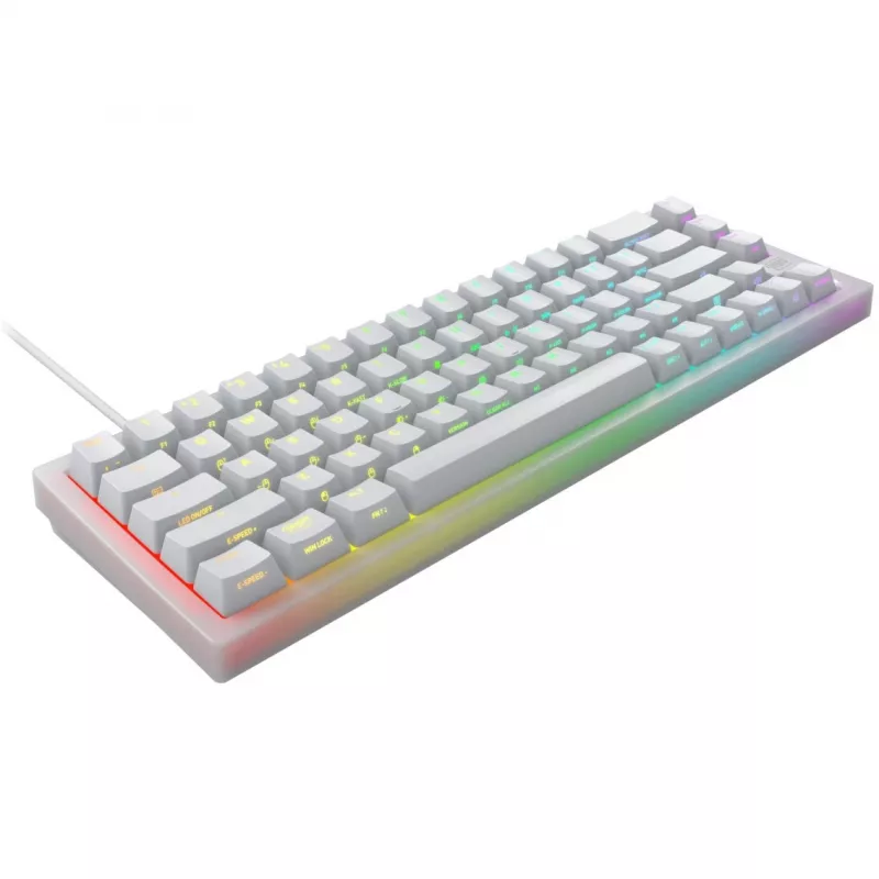 CHERRY K5V2 Compact klaviatuur Gaming USB QWERTY English Valge 67 klahvi RGB LED