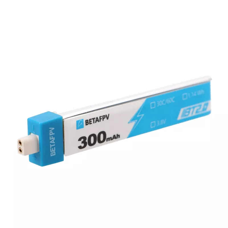 BetaFPV BT2.0 1S droonipatarei komplekt 300mAh 8-pakk, 3,8V