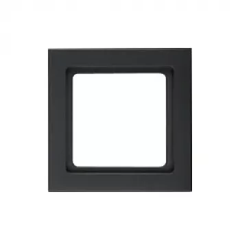 Seinakate / lülitikate berker 10116096, kruvideta plastist, must, 1 tk