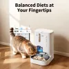Automaatne lemmikloomasöötja PETKIT YumShare Dual-hopper 2 kaameraga, 5 L maht, ABS ja 304 roostevaba teras, valge