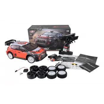 Amewi C3 WRC raadio teel juhitav (RC) mudel Ralliauto elektrimootor 1:14