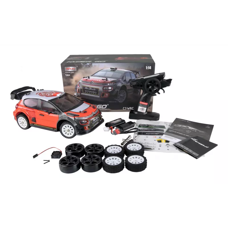 Amewi C3 WRC raadio teel juhitav (RC) mudel Ralliauto elektrimootor 1:14