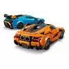 LEGO Speed Champions komplekt 77238 — Lamborghini Revuelto ja Huracán STO ehitusmänguasi, 607 osa, 2 minifiguuri, soovituslik vanus 10+