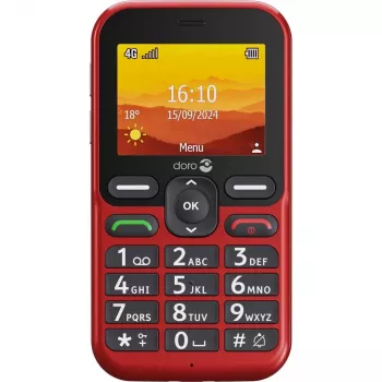 Doro Leva L10 4G, suure nupuga telefon, punane (380571)