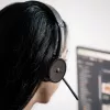 Telluri Voice Pro juhtmevaba kõnekeskuse peakomplekt must TLL411007