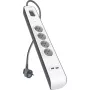 Pikendusjuhe Belkin 525J 4 Schuko pistikupesa ja 2 USB-A pordiga, 2 m kaabel
