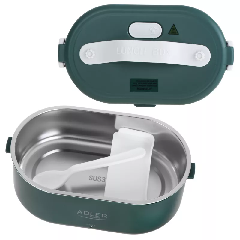 Adler | Soojendusega toidunõu | AD 4505g | Mahutavus 0,8 L | Materjal Roostevaba teras/Plast | Roheline