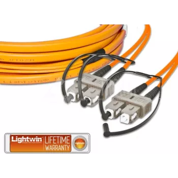 Lightwin Kvaliteetne Lapik-Dupleks Fiiberoptiline patch-kaabel, MM OM2, SC - SC Fiiberoptiline patch-kaabel (LDP-50 SC-SC 3.0 FD)