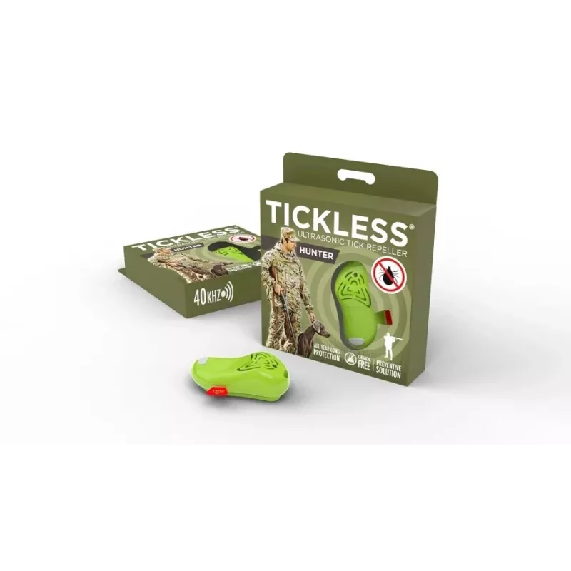 TICKLESS ultraheli-puugieemaldaja, jahimeestele HUNTER, roheline