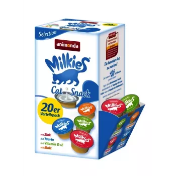 Kuivad kassimaiused animonda Milkies 15 g — täiskasvanud kassile mõeldud maius, 15 g pakend