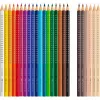 Faber-Castell 112819 Grip Skin Tones värvilised pliiatsid, 18+6