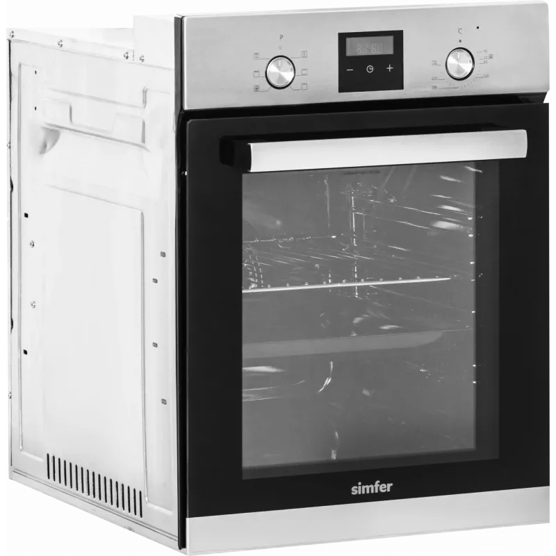 Sisseehitatav ahi SIMFER 4207BERIM.1 — 47 L multifunktsionaalne roostevaba teras, 54,1 cm K × 45 cm L