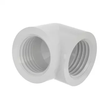 Barrow 90° adapter G1/4 sisekeermega G1/4 sisekeermele TDWT90SN-V2 — valge