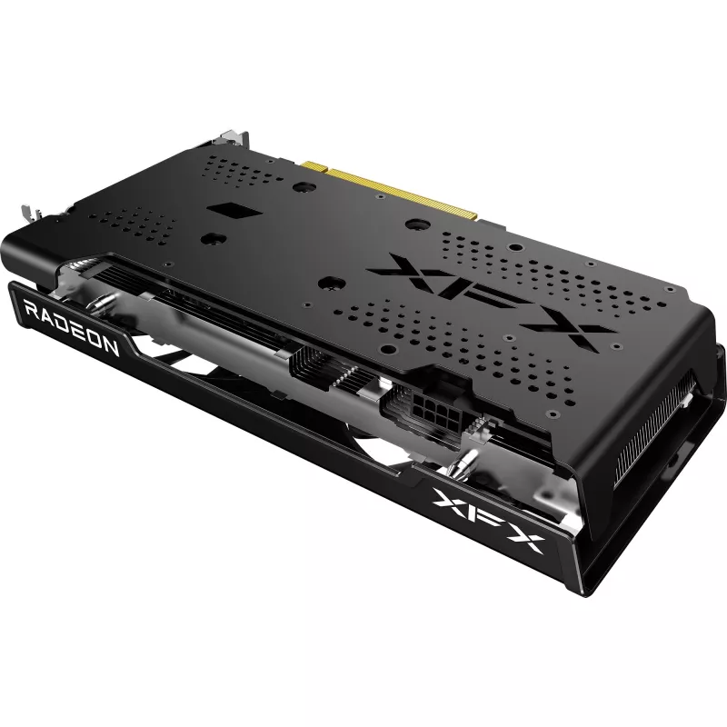 Graafikakaart XFX Radeon RX 7600 — 8 GB GDDR6, PCIe 4.0, 128-bit, 2x DisplayPort 2.1, HDMI 2.1, 2 ventilaatorit