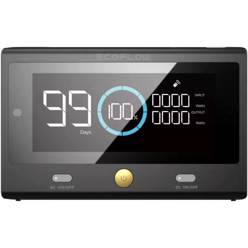 EcoFlow 50049001 kaugjuhtimispult kaasaskantavale elektrijaamale DELTA Pro, Bluetooth, must