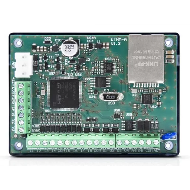 Teavitusmoodul SATEL ETHM-A turvasignalisatsioonisüsteemidele, 12 V, 80 mA, 83×26×60 mm