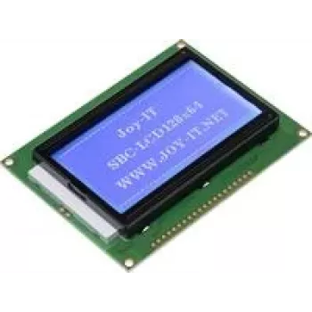 Joy-it LCD-Display White Blue 128 x 64 Pixel (W x H x T) 93 x 70 x 12 mm (LCD128x64SPI)