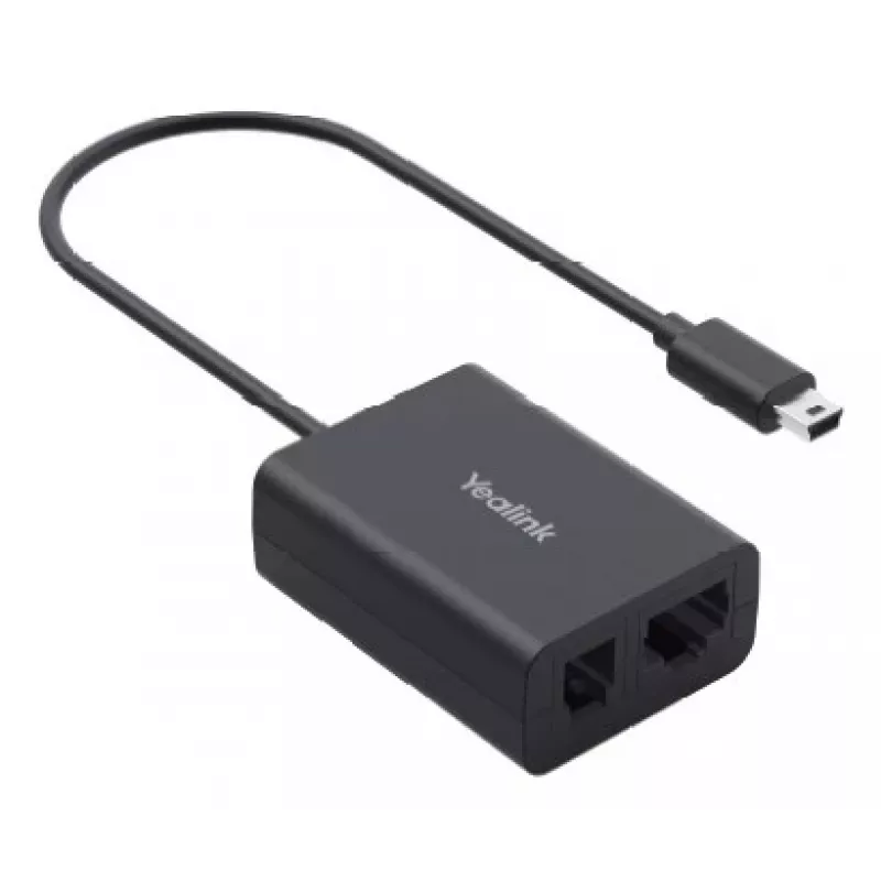 EHS-adapter Yealink EHS62 — peakomplekti/kõrvaklappide tarvik, must