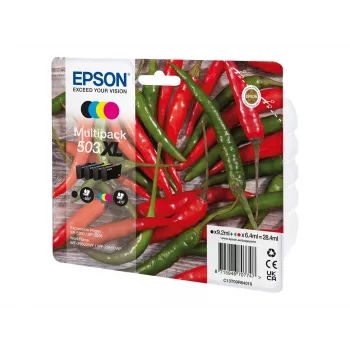 Epson 503XL tindikassett 4 tk Originaal Kõrge (XL) tootlikkusega must, tsüaan, magenta, kollane