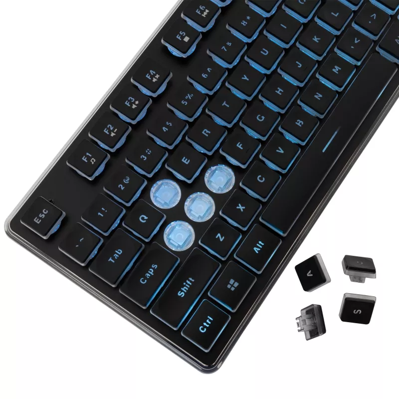 Mehaaniline mänguriklaviatuur White Shark Tachi Must US paigutusega RGB taustavalgustus