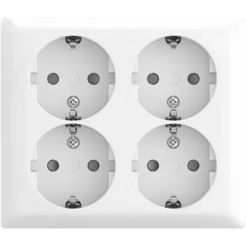 BUSCH JAEGER SCHUKO pistikupesa 4f AP Safety 404 EAB-524 (2TKA00005535)