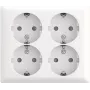 BUSCH JAEGER SCHUKO pistikupesa 4f AP Safety 404 EAB-524 (2TKA00005535)