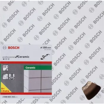 Teemantlõikeketas keraamikale Bosch Professional Ø180 mm, 10 tk, ava 22,23 mm