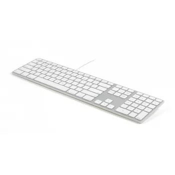 Klaviatuur Matias FK318B-UK Alumiiniumist Mac Hub 2xUSB Kosmosehall — Mehaaniline Maciga ühilduv klaviatuur integreeritud USB-jaoturiga