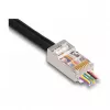 DeLOCK RJ45 modulaarpistik Cat.6 50 tk paindekaitsega
