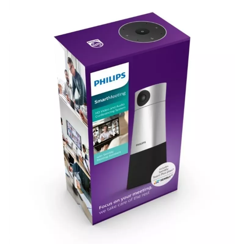Philips PSE0550 videokonverentsikaamera Must, Hõbedane 3840 x 2160 pikslit 30 kaadrit/s CMOS 25,4 / 2,8 mm (1 / 2,8 tolli)