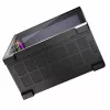 PC Case MODECOM Volcano Stellar 5F ATX Midi Tower, karastatud klaas, 5 eelpaigaldatud ventilaatorit, USB‑C, toetab microATX/ATX, max GPU 420mm, CPU jahuti kõrgus 175mm