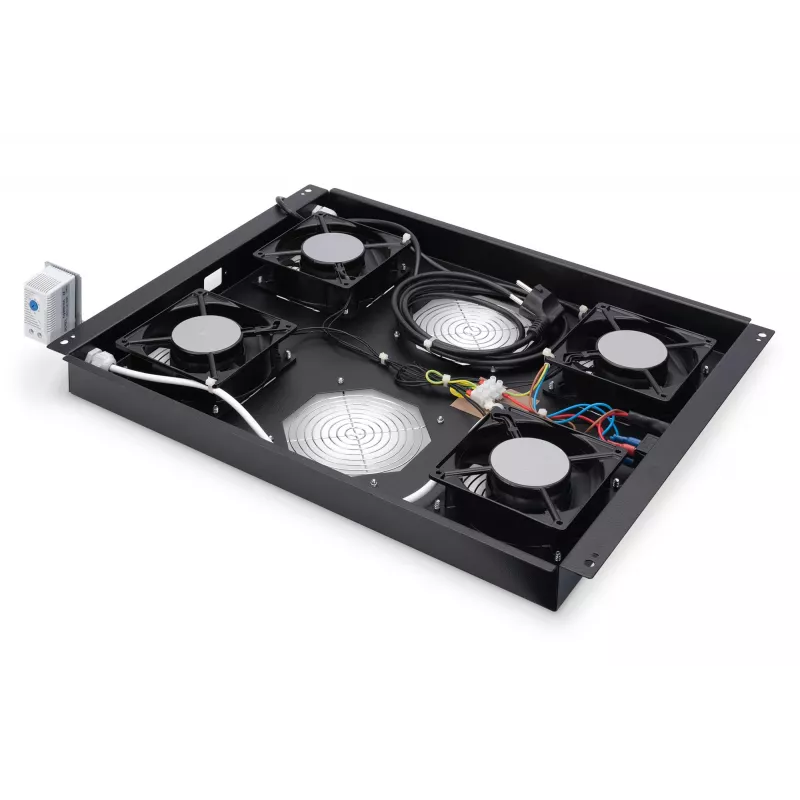 Katuse jahutusseade Digitus DN-19 FAN-4-SRV-B