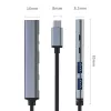 Qoltec 53790 Hub-adapter USB-C 3.1 5in1 | USB-C PD | USB-C | 2x USB 2.0 | USB 3.0