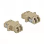 Fiiberoptiline adapter DELOCK LC emane-ema OM2 dupleks (2 tk, kilekott)