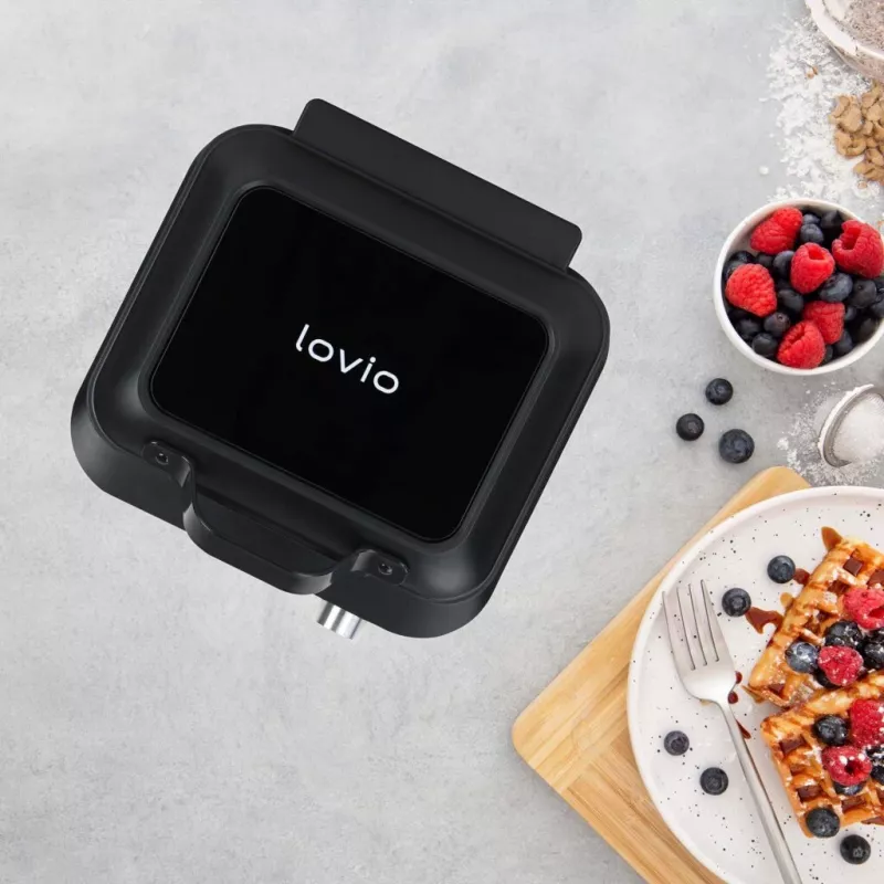 Lovio LVWF002BK Vahvlimasin 1500W Must