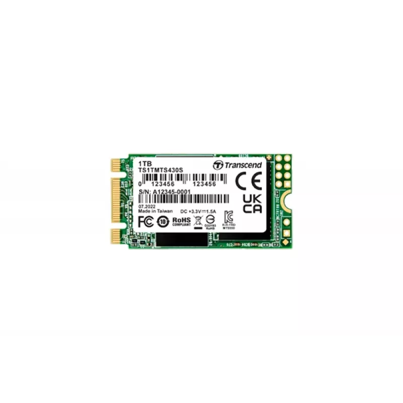 SSD-ketas Transcend 1 TB M.2 SATA III 3D NAND mudel 430S