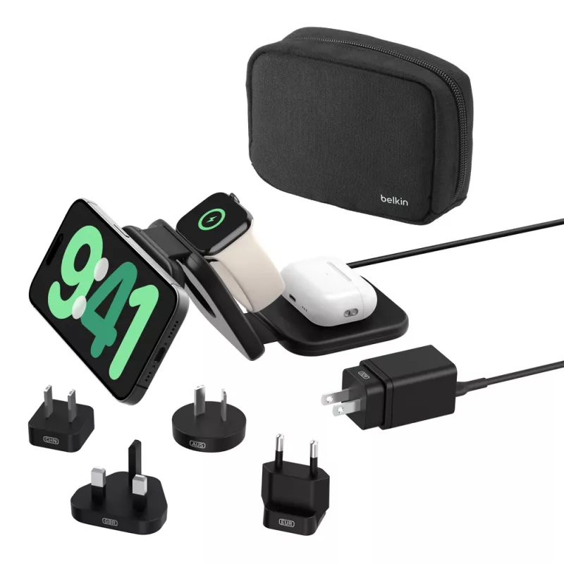 Belkin BoostCharge Pro kõrvaklapid nutitelefon nutikell must USB juhtmevaba kiirlaadimine
