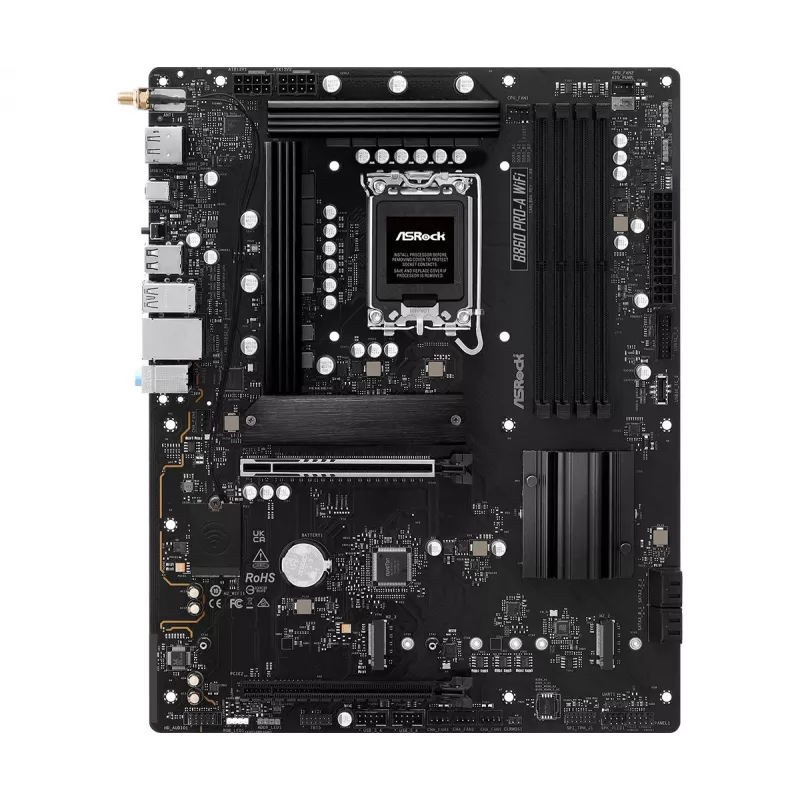 ASRock B860 Pro-A WiFi emaplaat