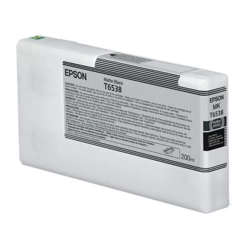 Tindikassett Epson C13T65380N mattmust 200 ml originaal üksikpakend