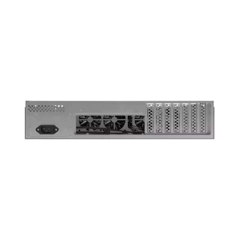 Rack Chassis Lanberg SC01-6502-12B 2U Must 7 Ventilaatorit
