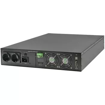 Qoltec toiteadapter AWARYJNY DO RACK 3KVA 3000W võimsustegur 1.0 LCD EPO USB on-LINE (3VA, 3000W, topeltmuundusega online UPS), UPS