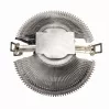 Õhujahuti Gembird CPU-HURACAN-X40 — 90 mm ventilaator, 800–1600 RPM, LGA 775 tugi, läbipaistev