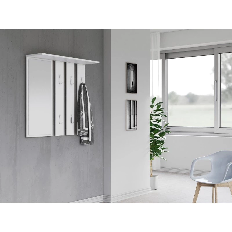 Topeshop OPAL WIESZAK BIEL clothing hanger Valge