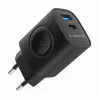 USB-A USB-C laadija 20W PowerDelivery Quick Charge 3.0, must